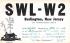 SWL - W2 Burlington, New Jersey Postcard
