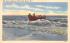 Fish Boat Landing in Surf Beach Haven, New Jersey Postcard