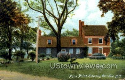 Pyne Point Library  - Camden, New Jersey NJ Postcard