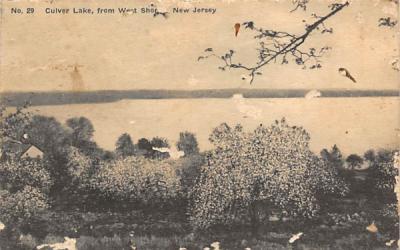 Culver Lake New Jersey Postcard