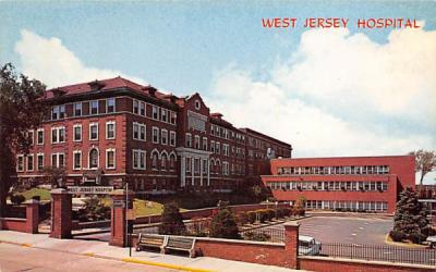 West Jersey Hospital Camden, New Jersey Postcard