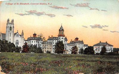 College of St. Elizabeth Convent Station, New Jersey Postcard