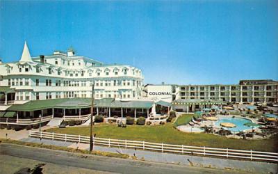 The Colonial Hotel and New Motor Lodge Cape May, New Jersey Postcard