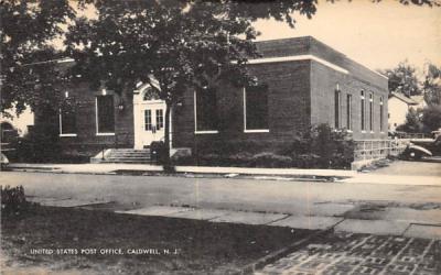 United States Post Office Caldwell, New Jersey Postcard