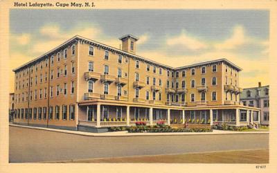 Hotel Lafayette Cape May, New Jersey Postcard