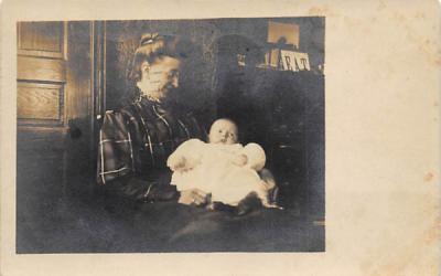 Photo of woman holding a baby Camden, New Jersey Postcard