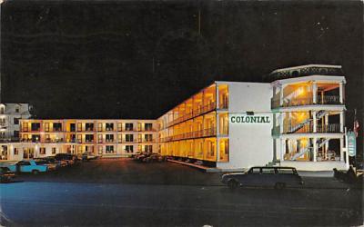 The Colonial Hotel and New Motor Lodge Cape May, New Jersey Postcard