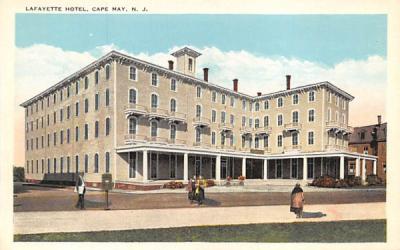 Lafayette Hotel Cape May, New Jersey Postcard