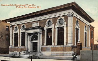 Camden Safe Deposit and Trust Co. New Jersey Postcard