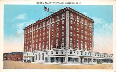 Hotel Walt Whitman Camden, New Jersey Postcard