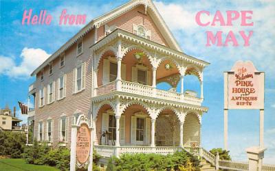The Pink House Cape May, New Jersey Postcard