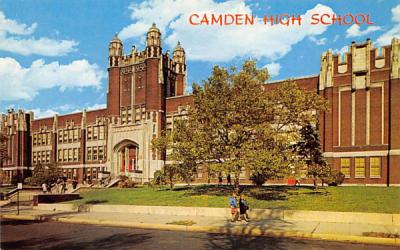 Camden High School New Jersey Postcard