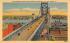 Delaware River Bridge Camden, New Jersey Postcard