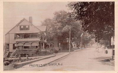 Prospect St.  Dover, New Jersey Postcard