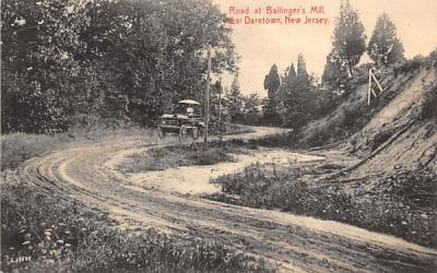 Road at Ballinger's Mill Daretown, New Jersey Postcard