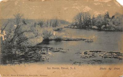 Ice Storm Dover, New Jersey Postcard
