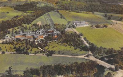 Aerial View of St. Francis Health Resort Denville, New Jersey Postcard