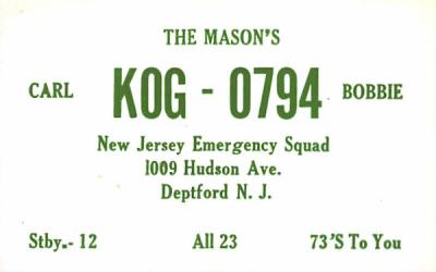 KOG - 0794 Deptford, New Jersey Postcard