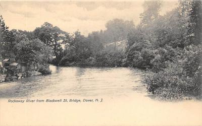 Rockway River from Blackwell St. Bridge Dover, New Jersey Postcard