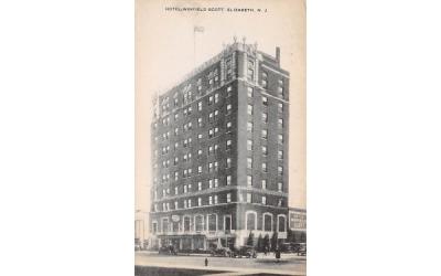 Hotel Winfield Scott Elizabeth, New Jersey Postcard