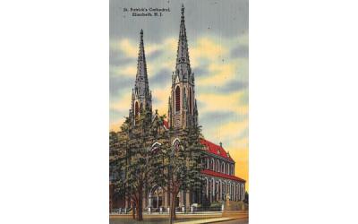 St. Patrick's Cathedral Elizabeth, New Jersey Postcard