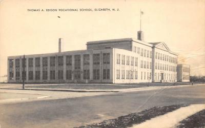 Thomas A. Ediscon Vocational School Elizabeth, New Jersey Postcard