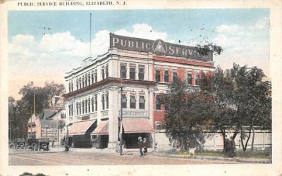 Public Service Building Elizabeth, New Jersey Postcard