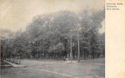 Jefferson Park Elizabeth, New Jersey Postcard