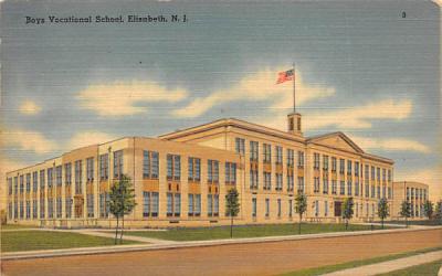 Boys Vocational School Elizabeth, New Jersey Postcard