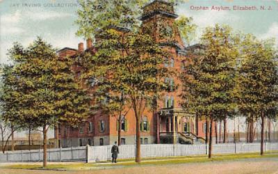 Orphan Asylum Elizabeth, New Jersey Postcard