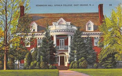 Kenbrook Hall, Upsala College East Orange, New Jersey Postcard