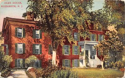 Alms House Elizabeth, New Jersey Postcard