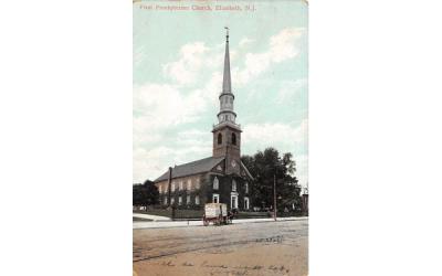 First Presbyterian Church Elizabeth, New Jersey Postcard