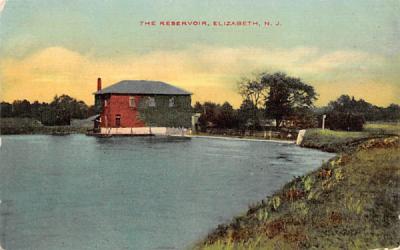 The Reservoir Elizabeth, New Jersey Postcard