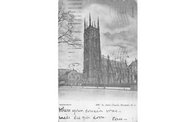 St. John's Church Elizabeth, New Jersey Postcard