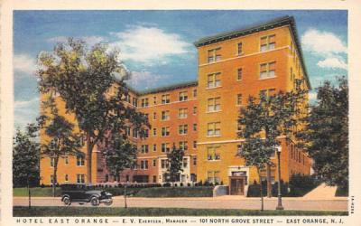 Hotel East Orange New Jersey Postcard