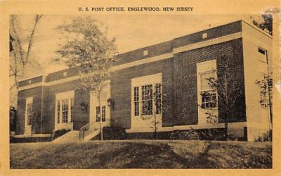 U. S. Post Office Englewood, New Jersey Postcard