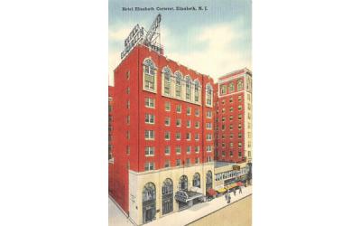 Hotel Elizabeth Carteret  New Jersey Postcard