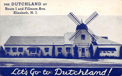 The Dutchland  Elizabeth, New Jersey Postcard