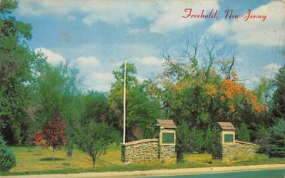 Veterans Park Freehold, New Jersey Postcard