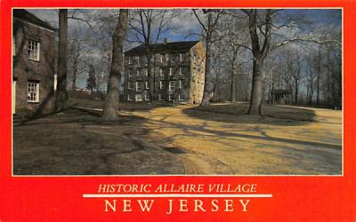 Historic Allaire Village Farmingdale, New Jersey Postcard