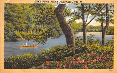 Greetings from Frenchtown New Jersey Postcard