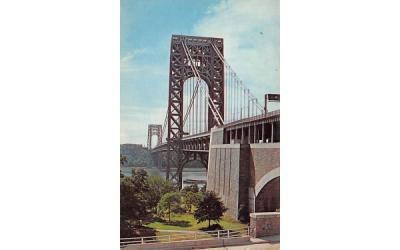 George Washington Bridge Fort Lee, New Jersey Postcard