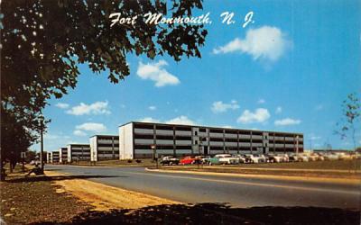 The student barracks Fort Monmouth, New Jersey Postcard