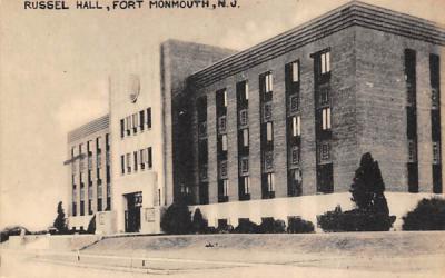 Russel Hall Fort Monmouth, New Jersey Postcard