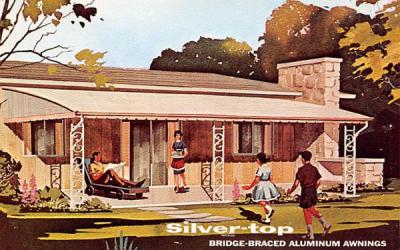 Silver-top Aluminum Awnings Advertising Freehold, New Jersey Postcard