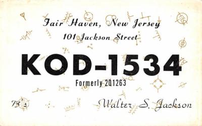 KOD - 1534 Fair Haven, New Jersey Postcard