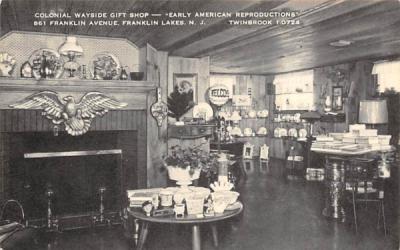 Colonial Wayside Gift Shop Franklin Lakes, New Jersey Postcard
