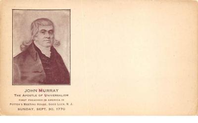John Murray, Potter's Meeting House Good Luck, New Jersey Postcard