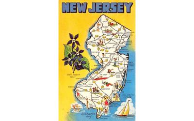 New Jersey Garden State Postcard